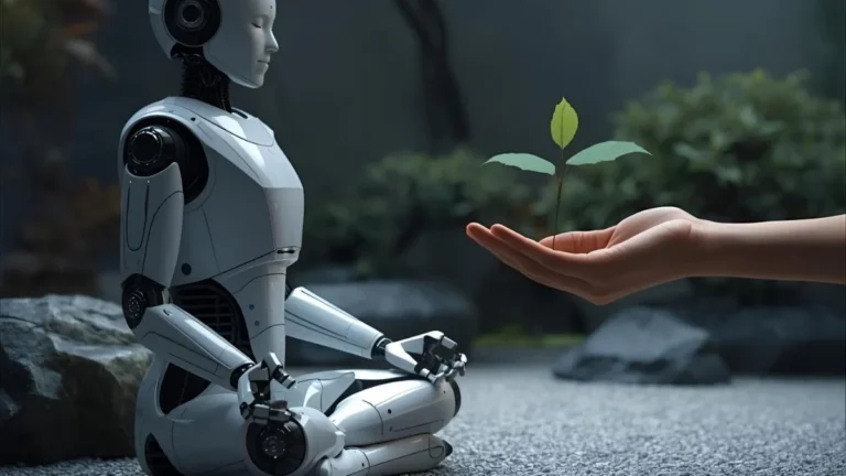 Human intelligence and AI working together in business