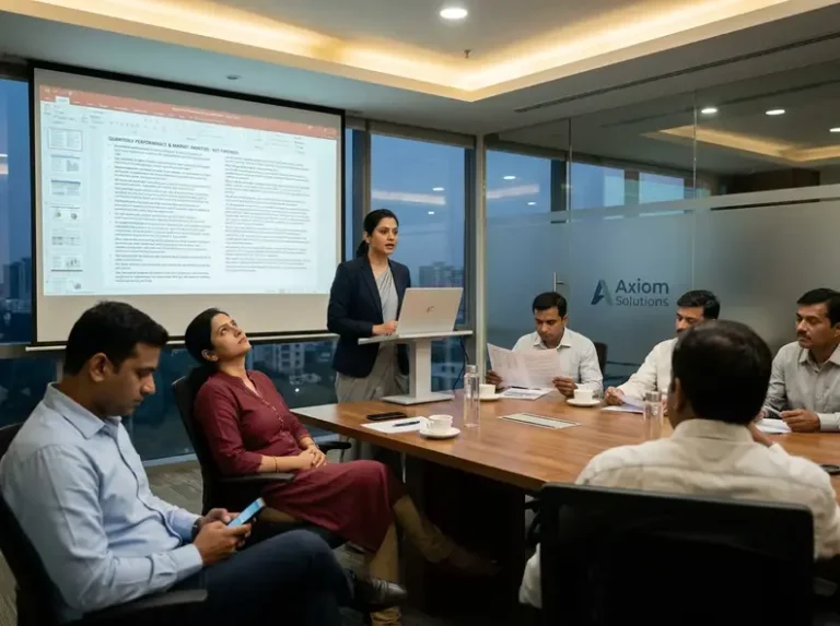 What advanced presentation skills training covers