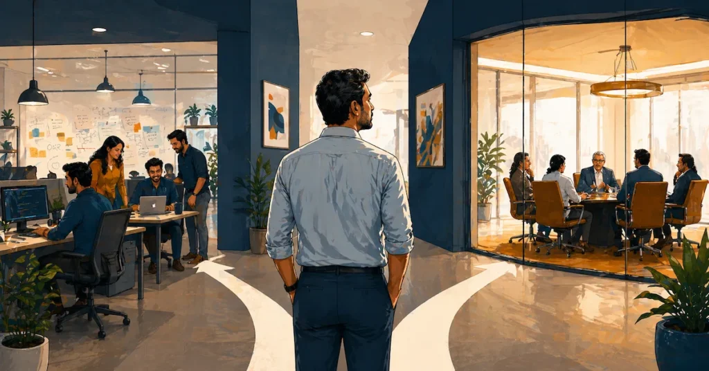 Founder to CEO transition in an Indian startup, why the hardest promotion is the one you give yourself