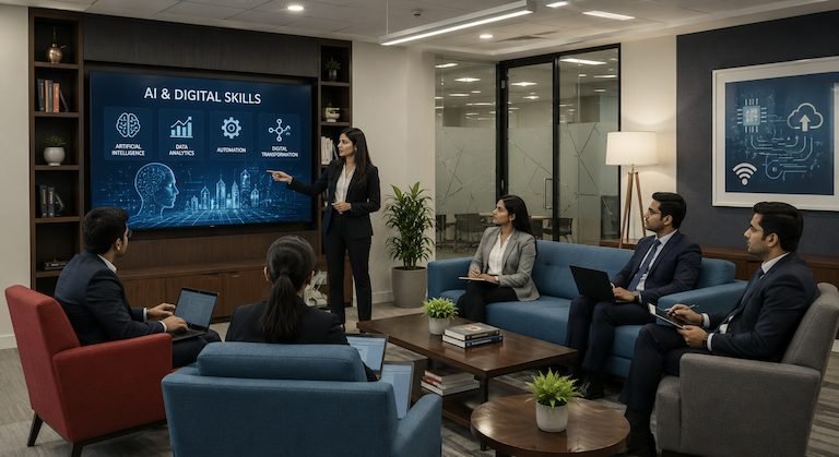 AI and digital skills training for corporates India