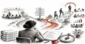 HR leader evaluating leadership development company proposals in India, comparing leadership programmes based on diagnosis, coaching, behaviour change and business impact.